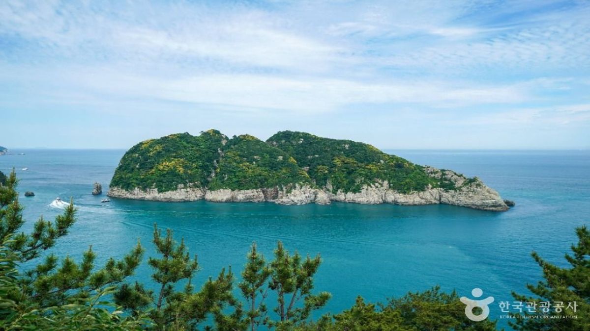 거제 해금강 전경 한려해상 국립공원