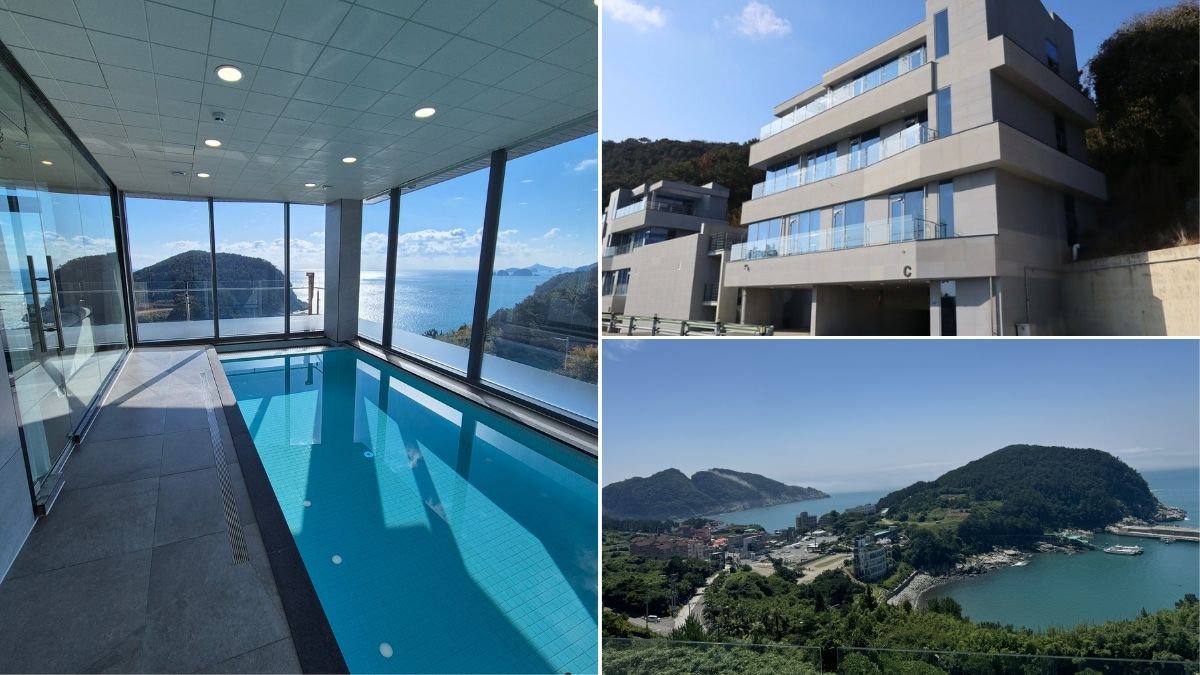 파티레지나 거제도 펜션 풀빌라 외관 