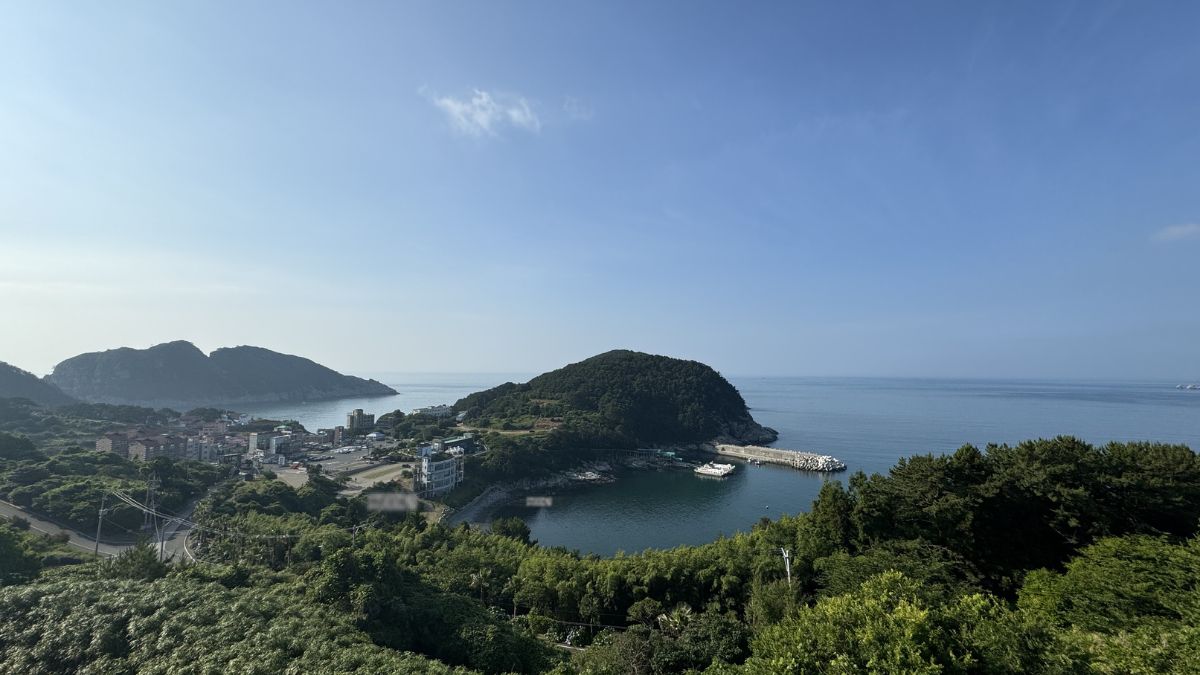거제도 해금강 오션뷰 전경