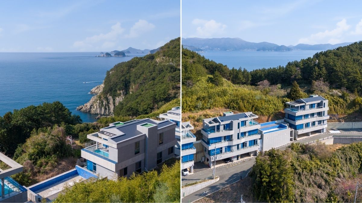 파티레지나 거제도 풀빌라 펜션 외관