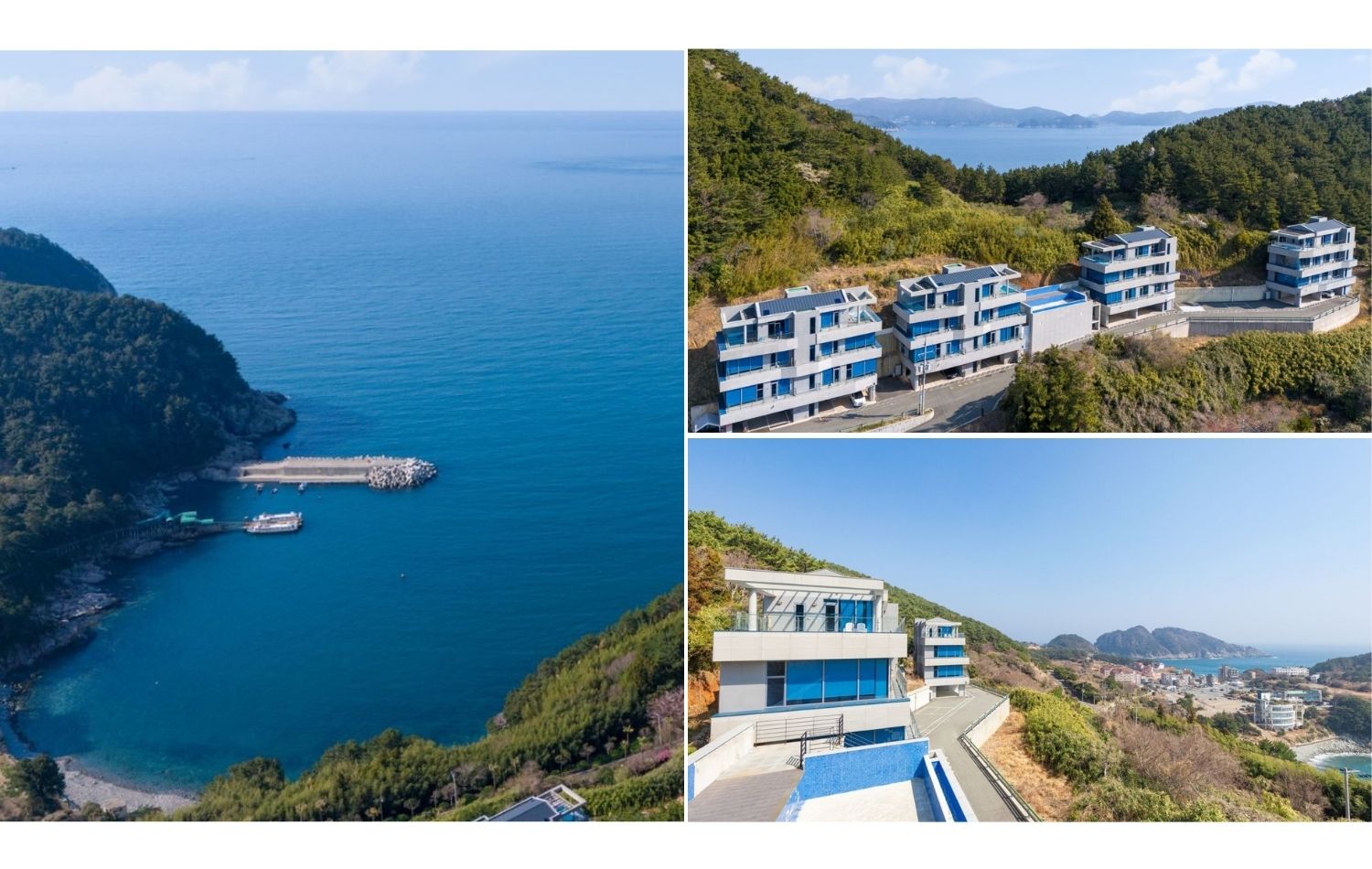 거제도 파티레지나 풀빌라 펜션외 관 