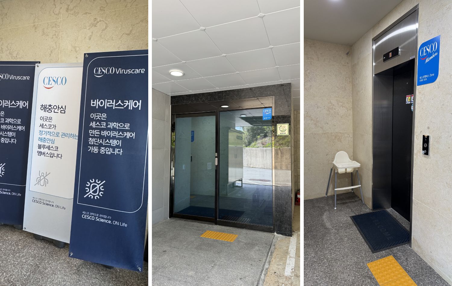 파티레지나 입구 전경 