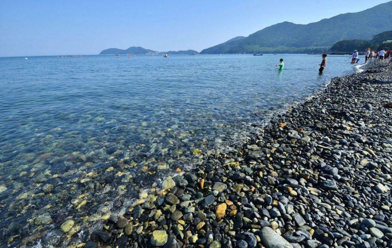 학동 흑진주 몽돌해변